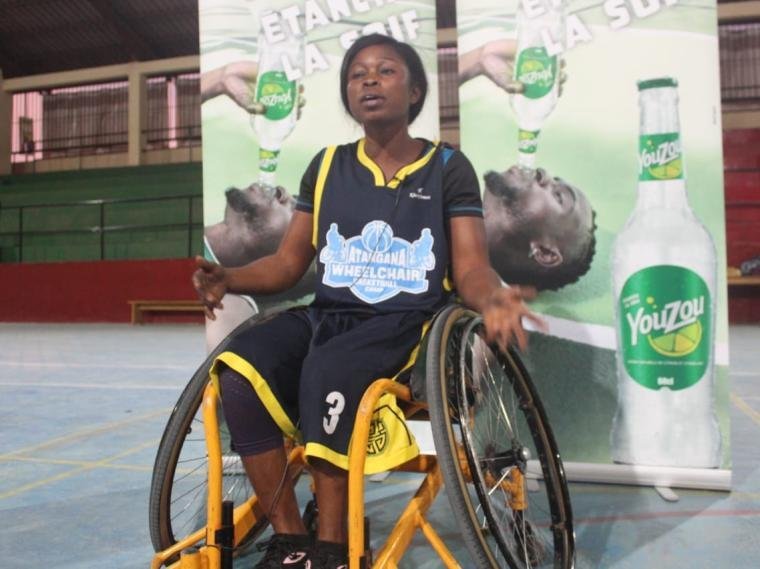 Athlète en fauteuil